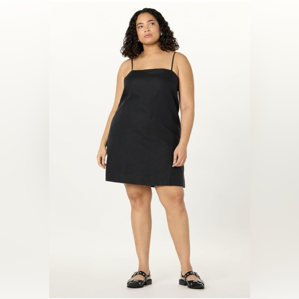 The Drop Womens Seville Linen Mini Shift Dress